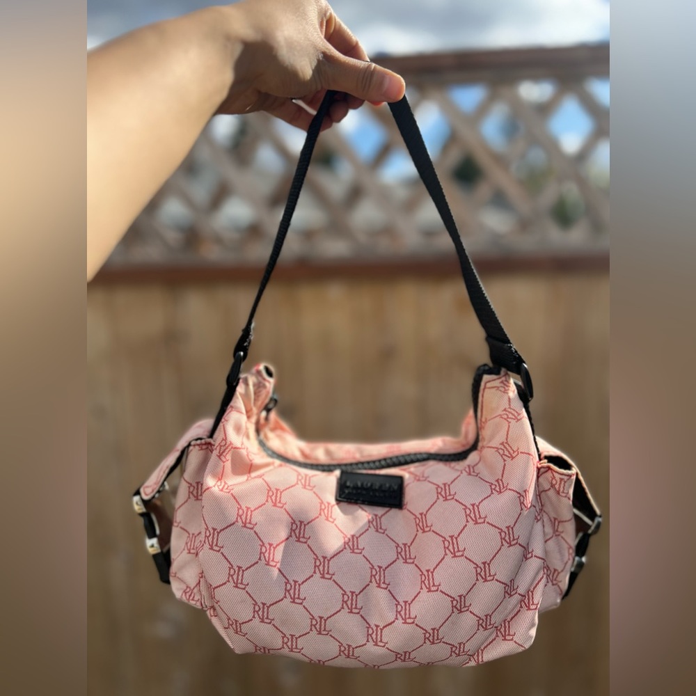 Ralph Lauren Y2K pink shoulder bag